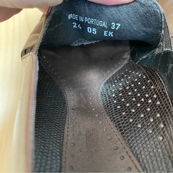 Dansko Kahlua Pull Comfort Leather Clogs Heels Mary Jane Shoes - Picture 12 of 13